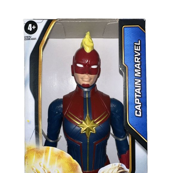 HASBRO TITAN HERO SERIES MARVEL AVENGERS 12" CAPTAIN MARVEL ACTION FIGURE NEW - Picture 1 of 3